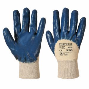 Nitrile Knitwrist Gloves