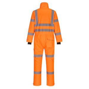 Yellow Supertouch HI Vis Viz Coverall Overall Workwear 