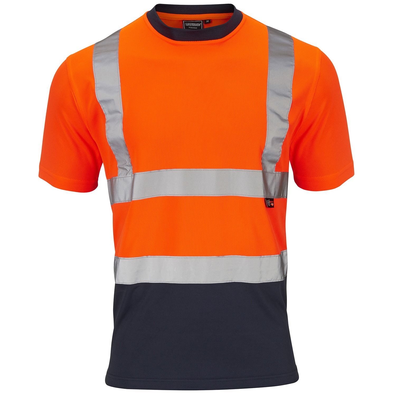 Supertouch HiVis 2 Tone Orange TShirt Healthy Bean Ltd