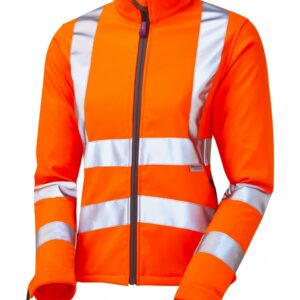 ladies softshell hi vis jacket