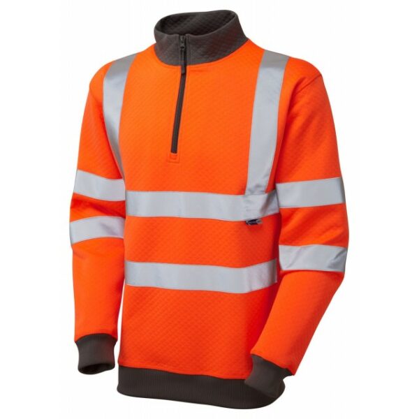 Hi Vis Quarter Zip Sweatshirt