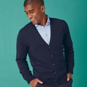 Navy blue shop work cardigan