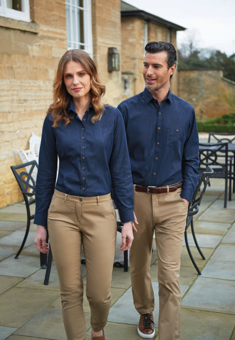 Jasper Shirt – Denim – Banff Shirt – Denim – Download for Web